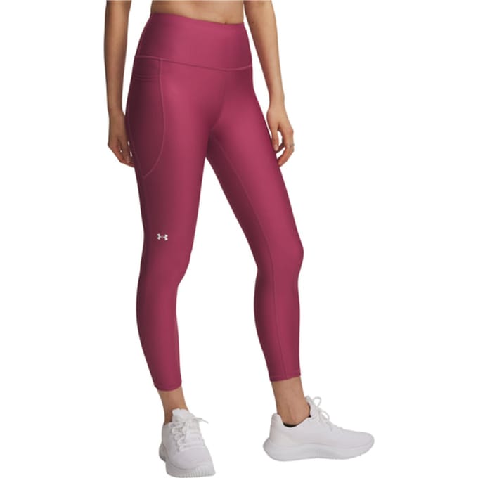 Under Armour Tech Hi Ankle Legging Dames Rood K659
