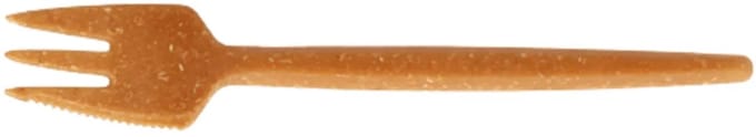 Snackvork met snijrand herbruikbaar 130 mm (250 stuks)