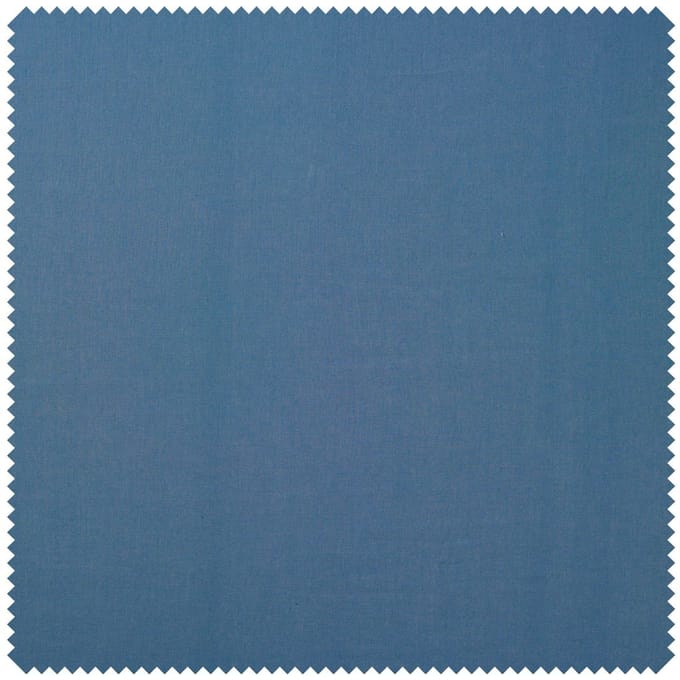 Katoenen stof "Uni" - Blauwgrijs