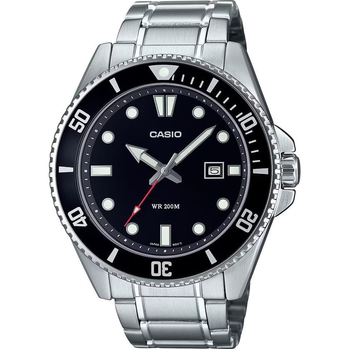 Casio Casio Collection MDV-107D-1A1VEF Horloge - Staal - Zilverkleurig - Ø 44 mm