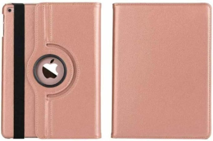 Arara Hoes Geschikt voor iPad Air / Air 2 (2013/2014) Draaibaar - bookcase - Rosegoud