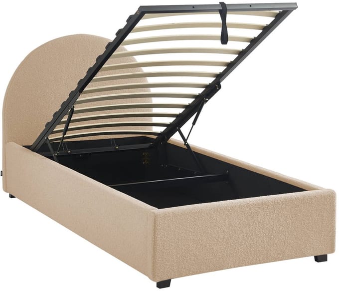 sweeek - Bed met lattenbodem en hoofdeinde, b206 x d104 x h102cm