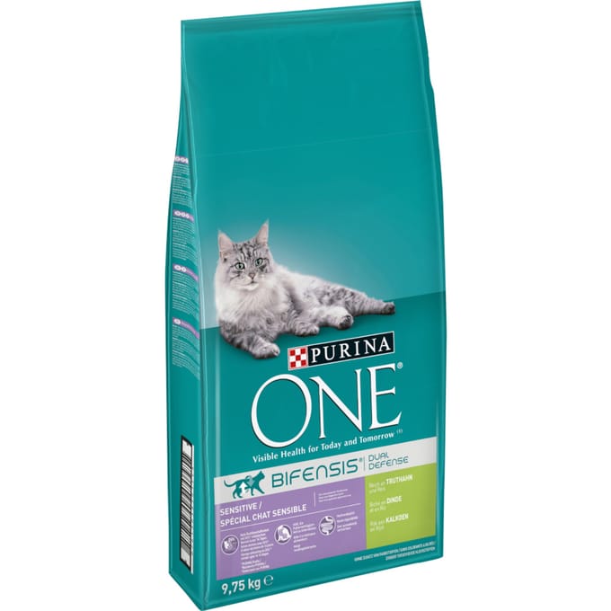 2x9,75kg Sensitive Purina ONE Kattenvoer
