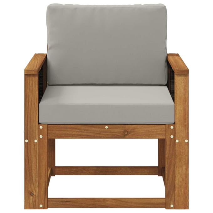 vidaXL - Buiten - Midden - Sofa - Massief - Acacia - Hout - Naturel
