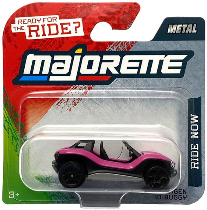 MAJORETTE VOLKSWAGEN ID BUGGY PINK METAL RIDE NOW SERIES (6x3x3)