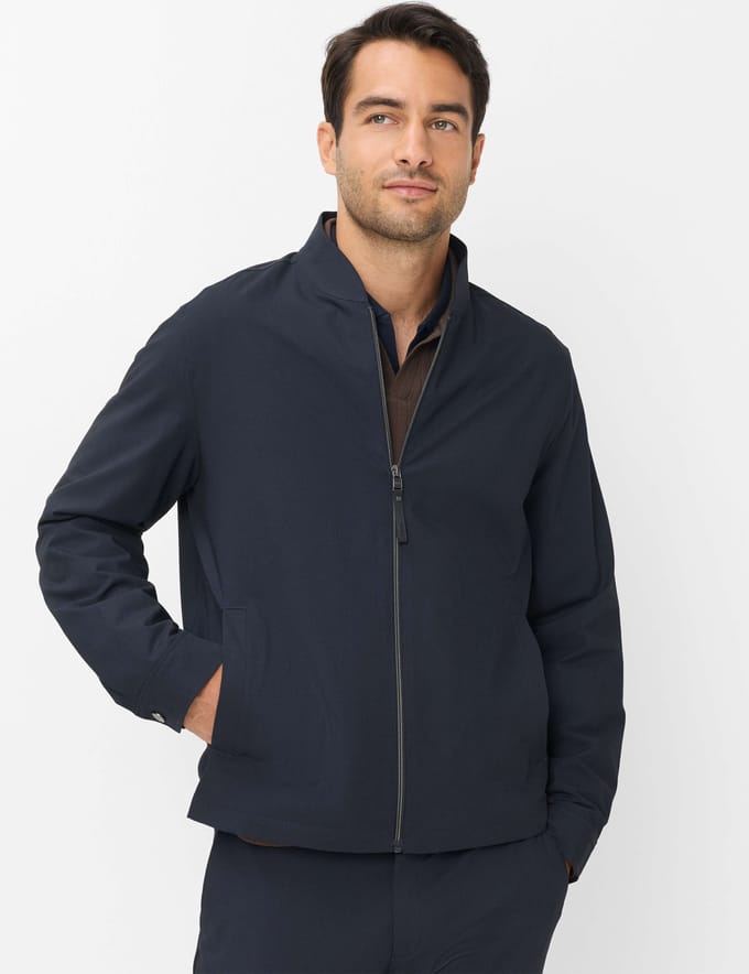 Brax Heren Shirt  Style JAMIE navy, donkerblauw, maat S