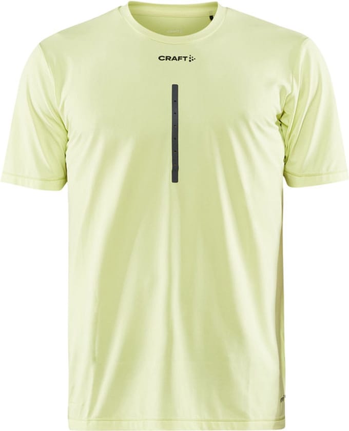 Craft Adv Charge SS Tech Tee Heren - sportshirts - geel - Mannen