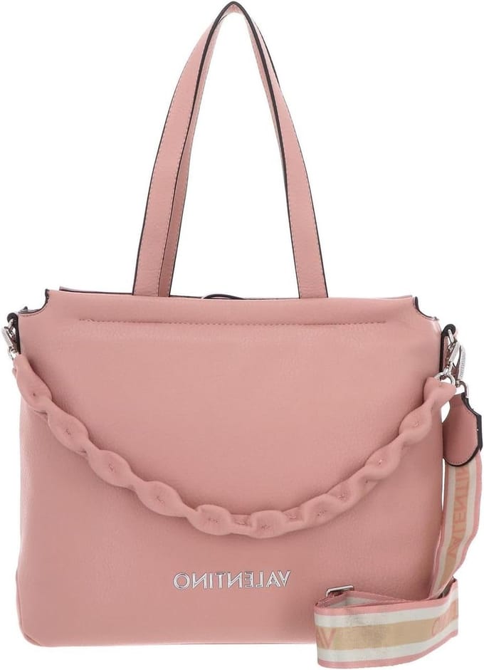 Schoudertas Dames - Handtas - Dagelijks Gebruik - Ruim Interieur - 50 cm - Lichtroze