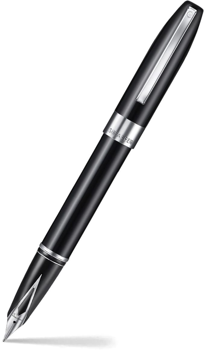 Vulpen Sheaffer Legacy 9064 black - chrome plated trims - broad