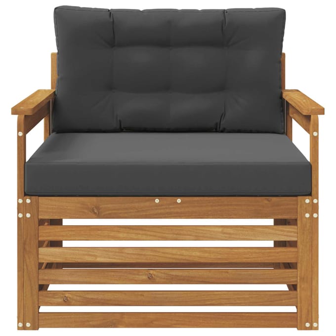 vidaXL - Buitensofa - Massief - Acacia - Hout - en - Polyester