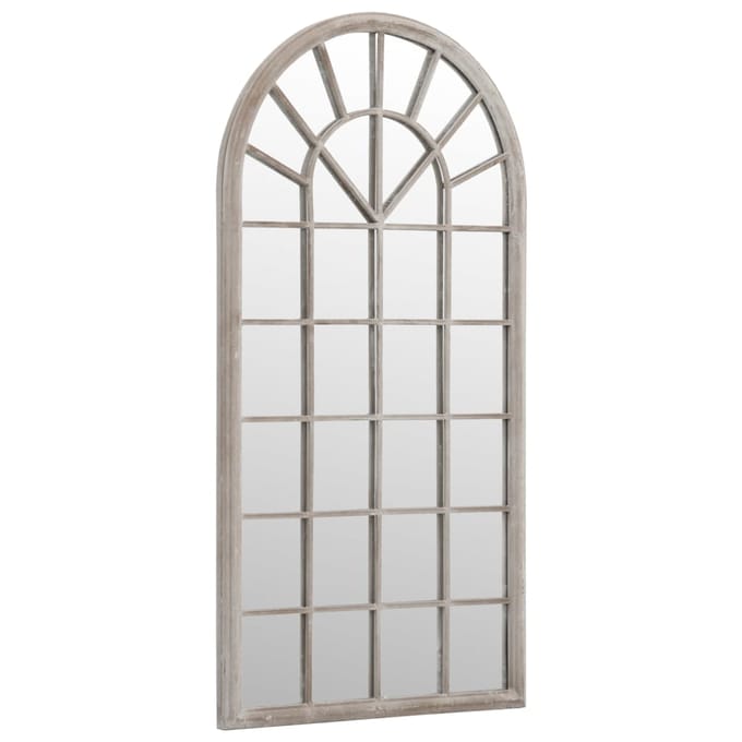 vidaXL - Spiegel - 90x45 - cm - ijzer - zandkleurig