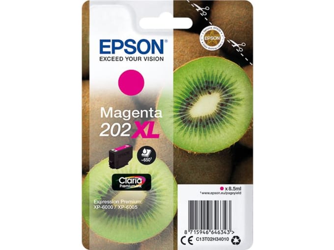Original Ink Cartridge Epson Singlepack Magenta 202XL Claria Premium Ink Magenta