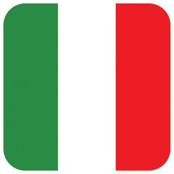 Bierviltjes Italiaanse vlag vierkant 15 st