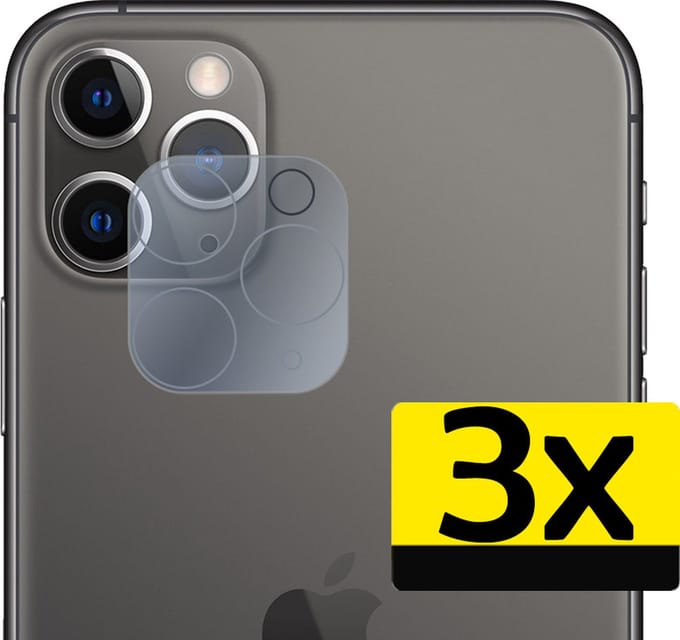Camera Lens Protector - Geschikt voor Apple iPhone 12 Pro Max - 3 Stuks - Camera Screenprotector - Beschermglas - Gehard Glas - Tempered Glass - Screen Protector