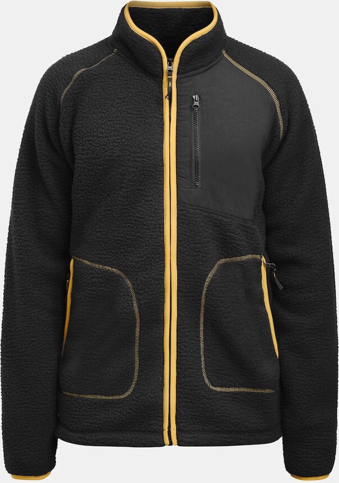 Jobman 5161 Pile Jacket 65516157 - Zwart/Oranje - L