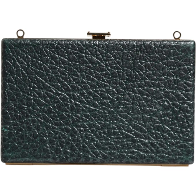 Zwarte Leren Clutch Avond Crossbody Tas