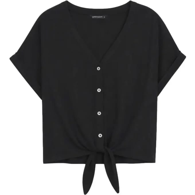 Vrouwelijke ruime knoopblouse Greenpoint Regular