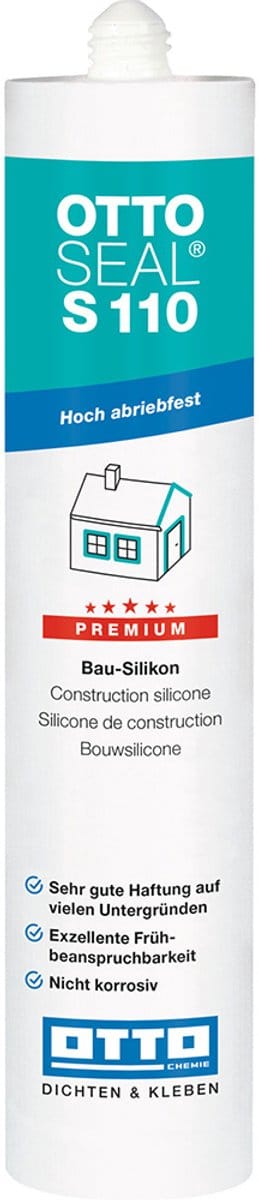 Ottoseal S110 Premium Silicone 310ml - RAL 9016