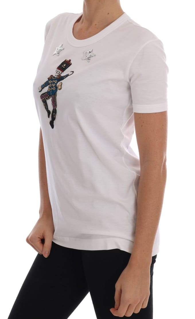 Dolce & Gabbana Witte Katoenen Sprookje T-shirt