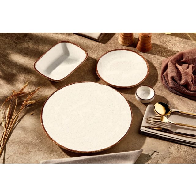 Rinart Dinerbord - Brunilda - Porselein - 30 cm - set van 6