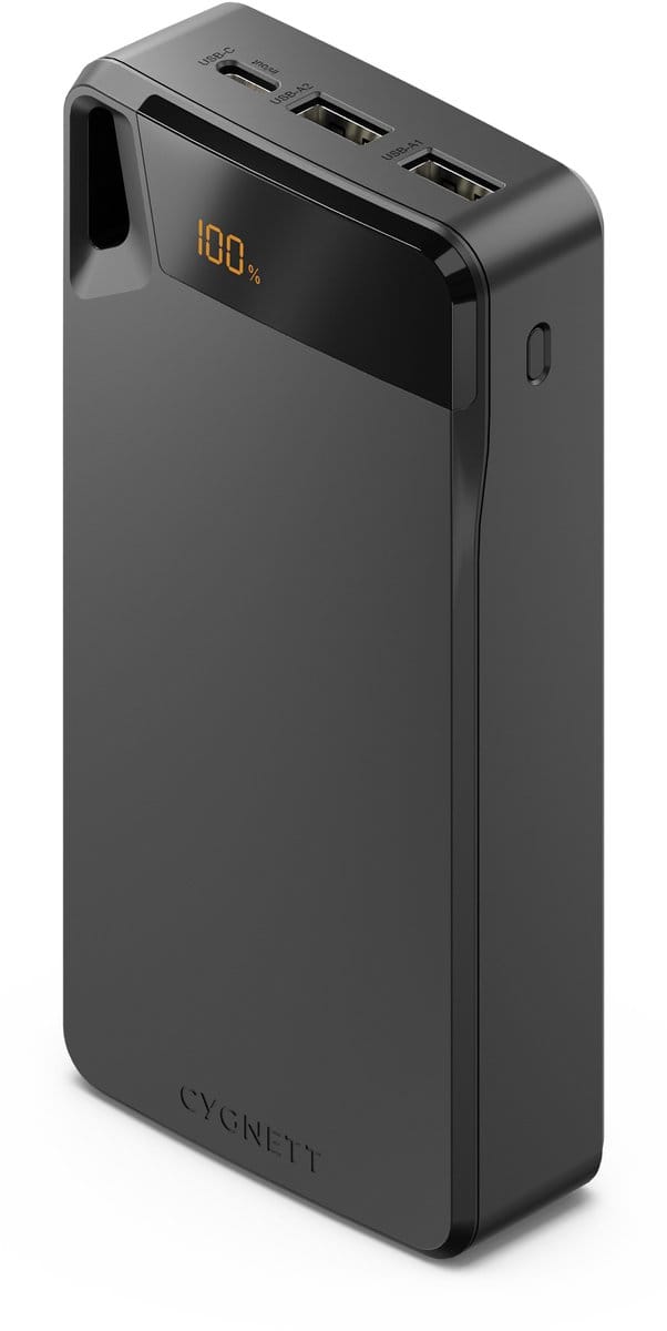 Cygnett Boost 4 20.000 mAh Power Bank - Zwart