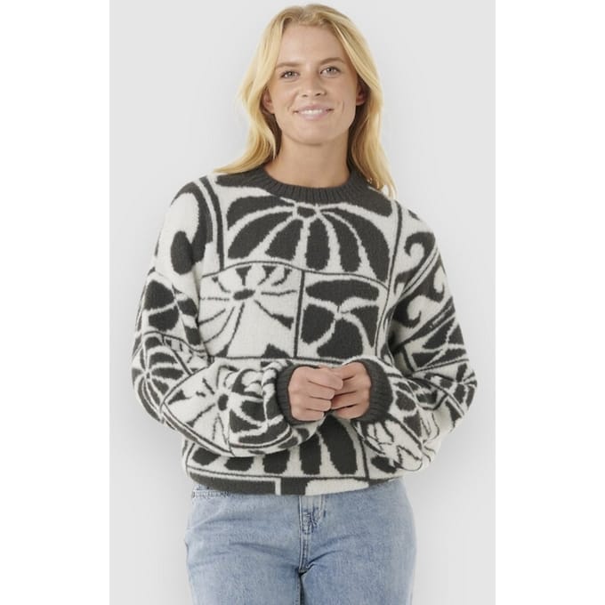 Rip Curl Aots-Ty Williams Jacquard Crew Trui zwart