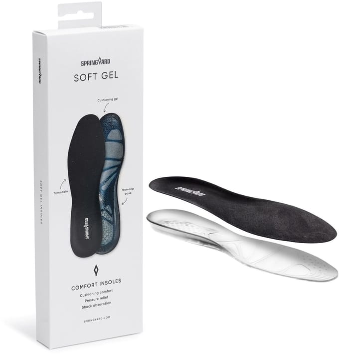 SPRINGYARD Soft Gel - dempende inlegzolen met antislip - 35/38