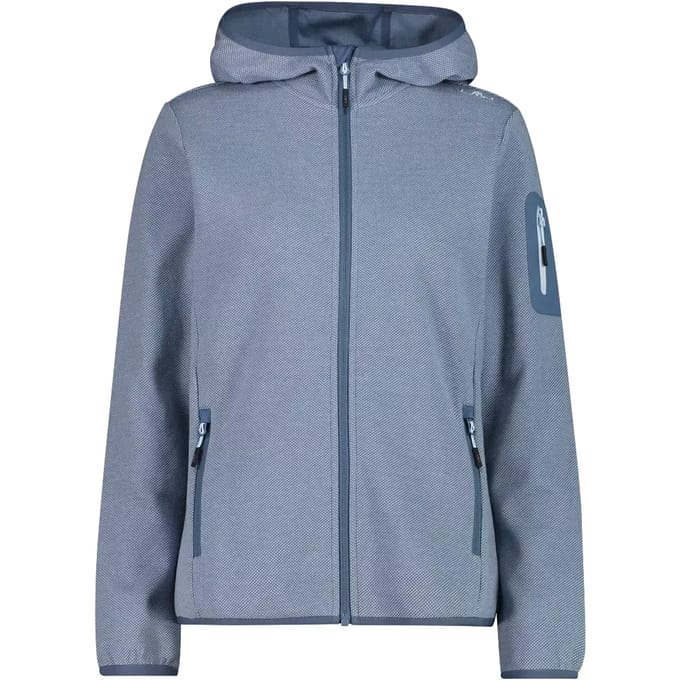Hoodie met mesh-inzetten dames CMP Knit-Tech