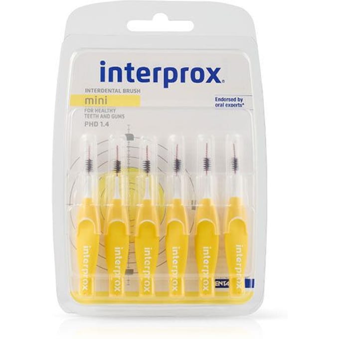 Interprox Mini - Geel - PHD 1,4 mm - 6 Ragers
