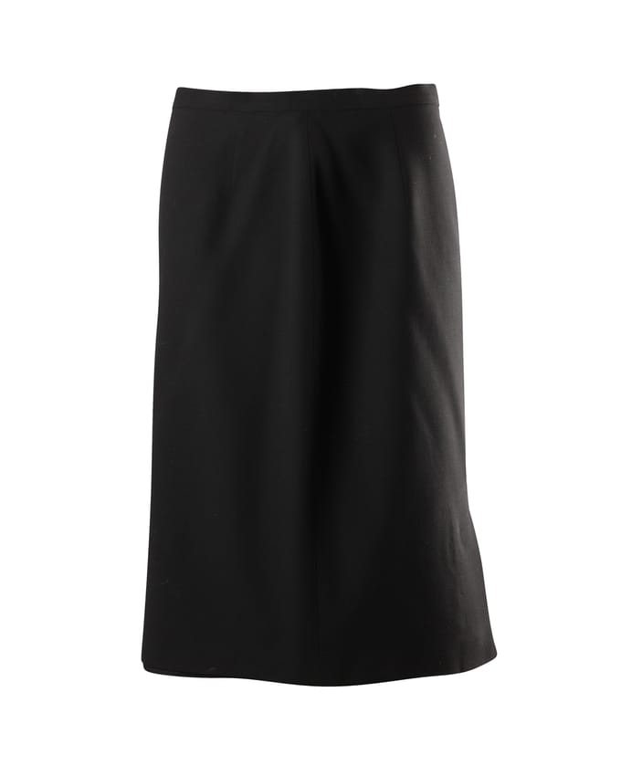 Max Mara midi-rok in zwarte viscose