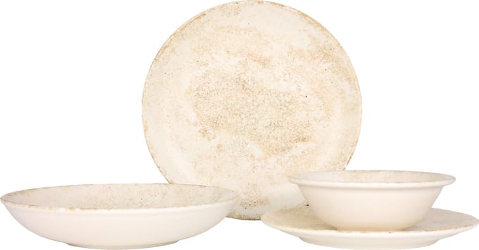 Bonna Serviesset (Small) - Nacrous - 24 delig - 6 persoons - Porselein