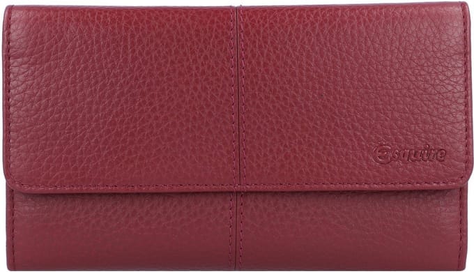 Esquire Verona Portemonnee RFID Leer 18 cm - Dames - Horizontaal - rot