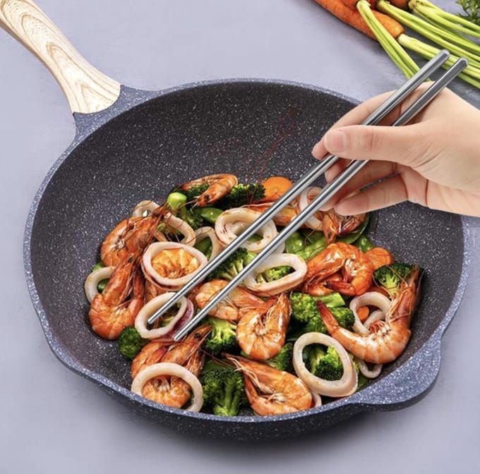 Hiden - Japanse Metalen stokjes - Chopsticks - Sushi servies - RVS - 1 sets