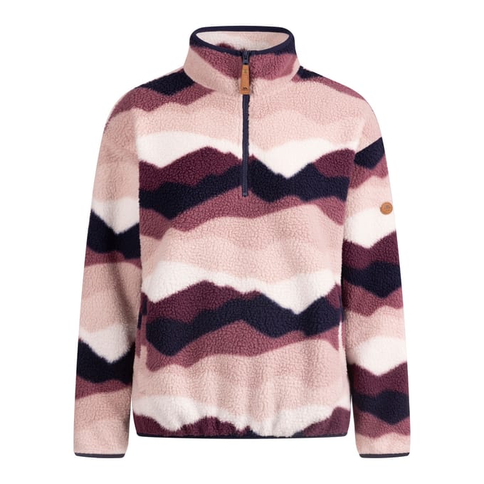 Trespass Dames/Dames Ovie Mountain AT200 Half Zip Fleece Top (Roze/paars/Wit)