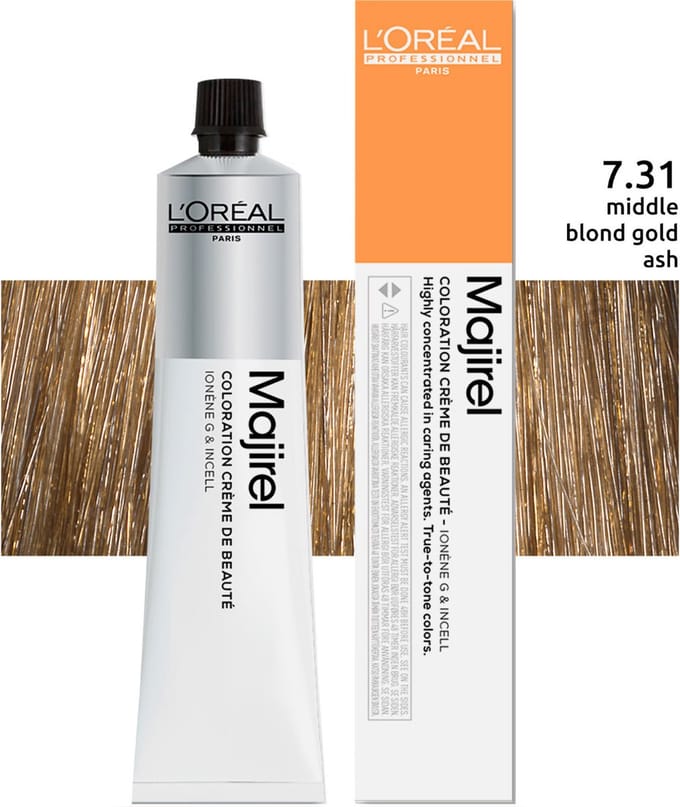 L'Oréal Professionnel - Haarverf - Majirel - 50ML - 7.31
