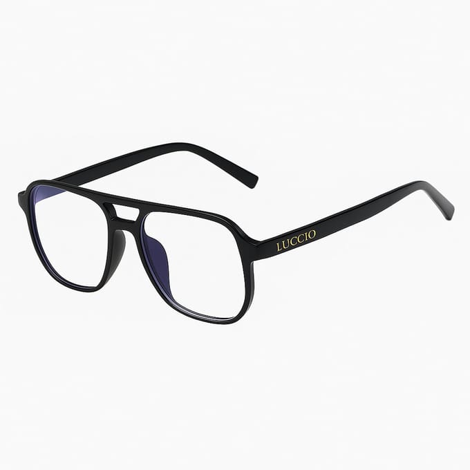 LUCCIO Computerbril - Blauw Licht Bril - Blauw Licht Filter Bril - Blue Light Glasses - Beeldschermbril - Blue Light Filter Bril