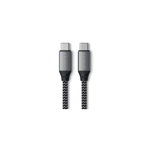 Satechi ST-TCC10M USB-C-kabel USB 2.0 USB-C stekker 0.25 m Antraciet