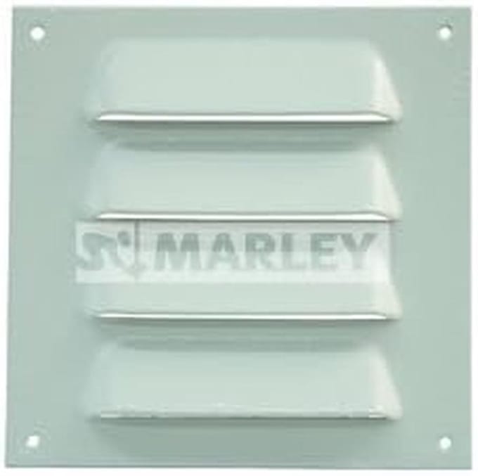 Ventilatieplaat 70x70mm Wit - Ventilatie Rooster Wit Gecoat