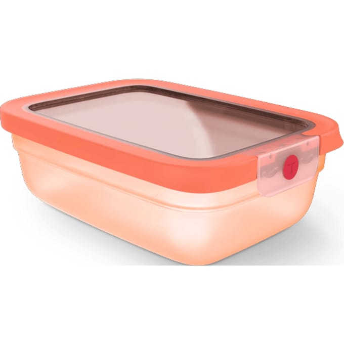 Tefal oneClick N1210810 vershoudbakje rechthoekig oranje (1 2L)