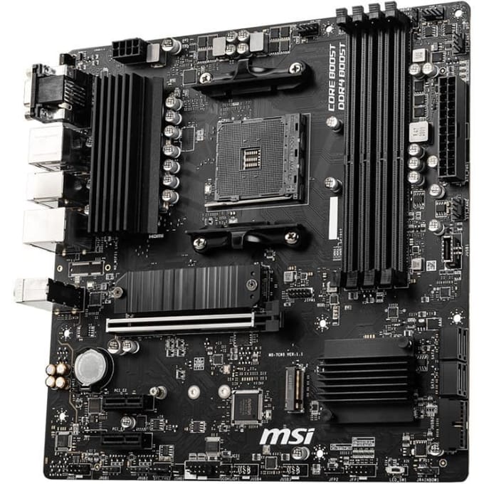 MSI B550M PRO-VDH Serie - Moederbord - Micro ATX - AMD Ryzen Compatibiliteit - HDMI en DisplayPort Ondersteuning