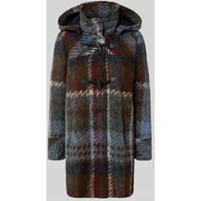 Regular Fit duffelcoat met capuchon