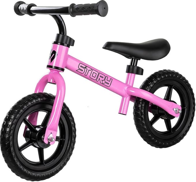 Story Run Racer Loopfietsje Pink