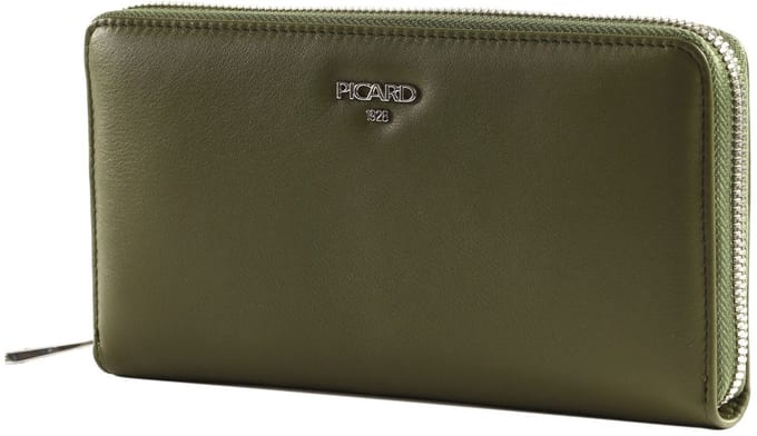 PICARD portemonnee Bingo Zip Around Wallet Olive olijfgroen