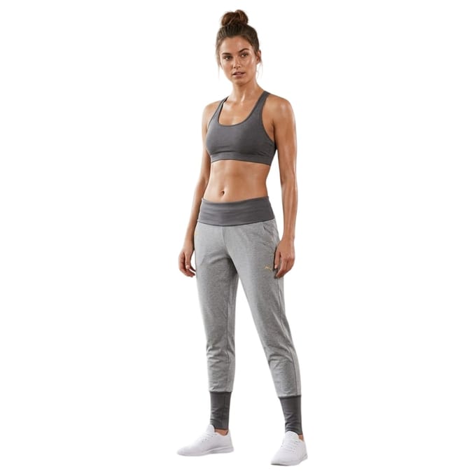 Puma Dames/Dames Fleece Joggingbroek (Grijs)