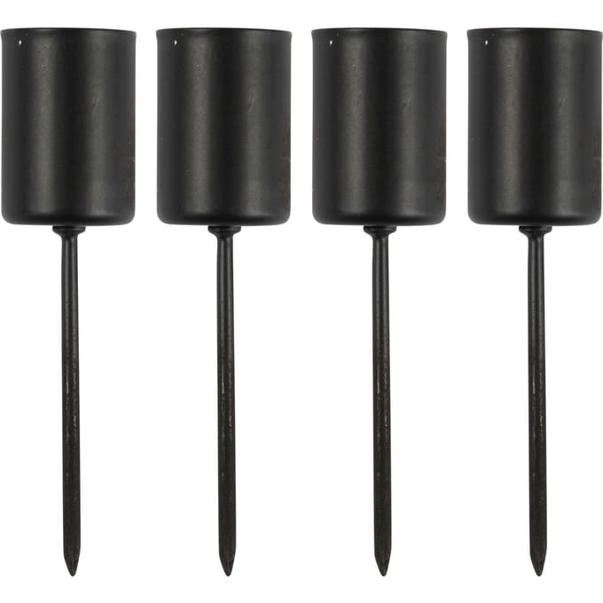 Kaarshouder hoogte 9,5 cm diameter 22,5 mm 4 stuks