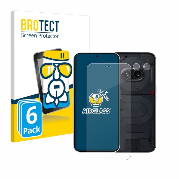 Screenprotector 6 Stuks voor Nothing Phone (2a) (Voor+Camera) Beschermglas transparant