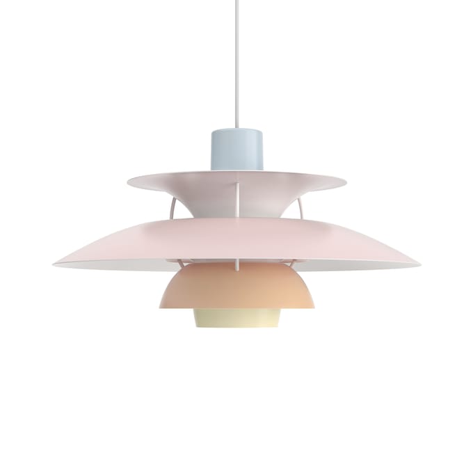 Louis Poulsen PH 5 2022 Hanglamp - blauw/roze/perzik