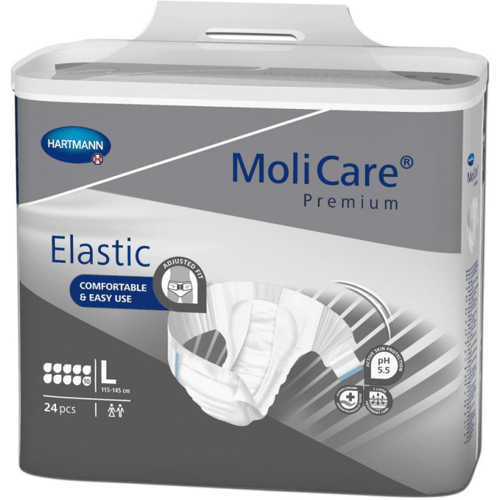 Hartmann Molicare Premium Slip Elastic 10 druppels Large - 4 pakken van 14 stuks