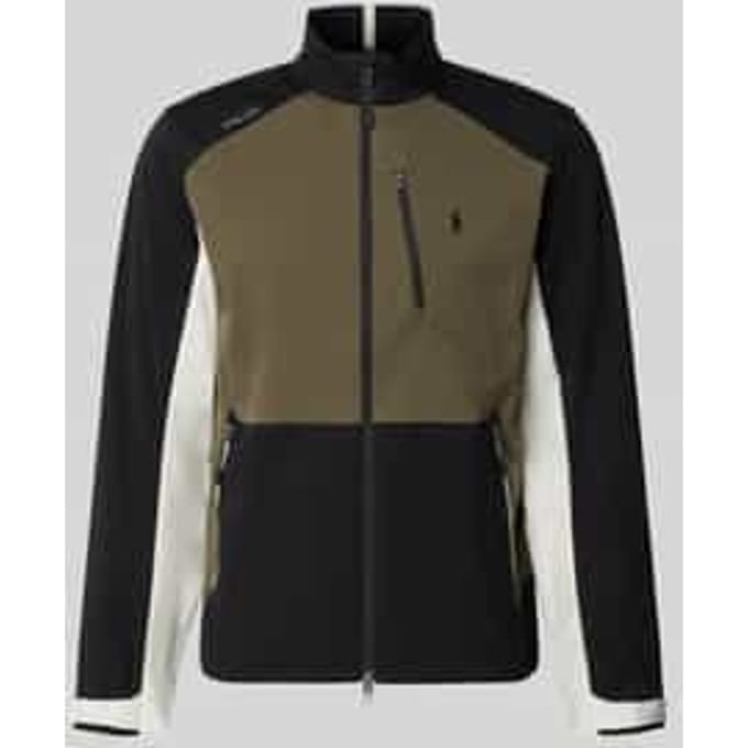 relaxed fit sweatjack met gestikt logo model '2_5L PLAINWEAVE'