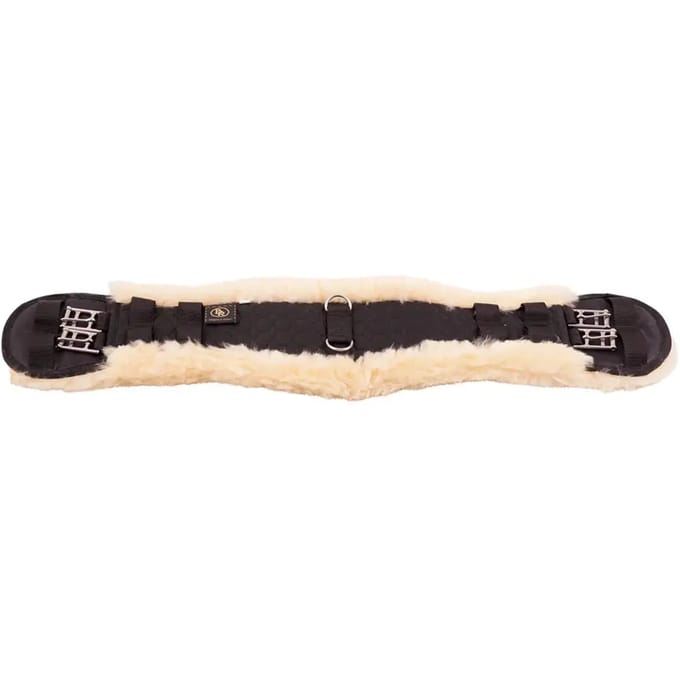 BR Dressuursingel Anatomisch met schapenvacht - 75 cm
